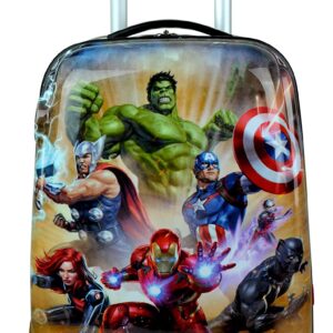 Humty Dumty Disney Avengers Group Green Polycarbonate 18 Inch/45.7 cm Kid's Hard Luggage Trolley Bag