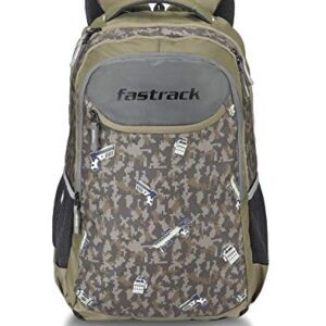 Fastrack 40 Ltrs GREEN POLYESTER BACKPACK  ( A0797NOL01 )