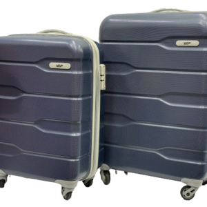 VIP Polycarbonate 55 + 65 cms Grey Hardsided Strolly Bag 2 pc Set