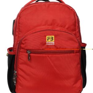 Fb Fashion Bags SB-310 RED for School/College/Office/Travel Backpack