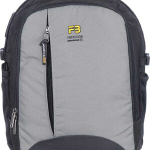 Fb Fashion Bags SB-616 Black Grey for School/College/Office/Travel Backpack