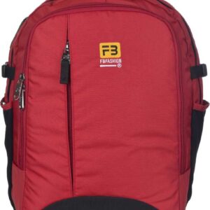 Fb Fashion Bags SB-616 Red for School/College/Office/Travel Backpack